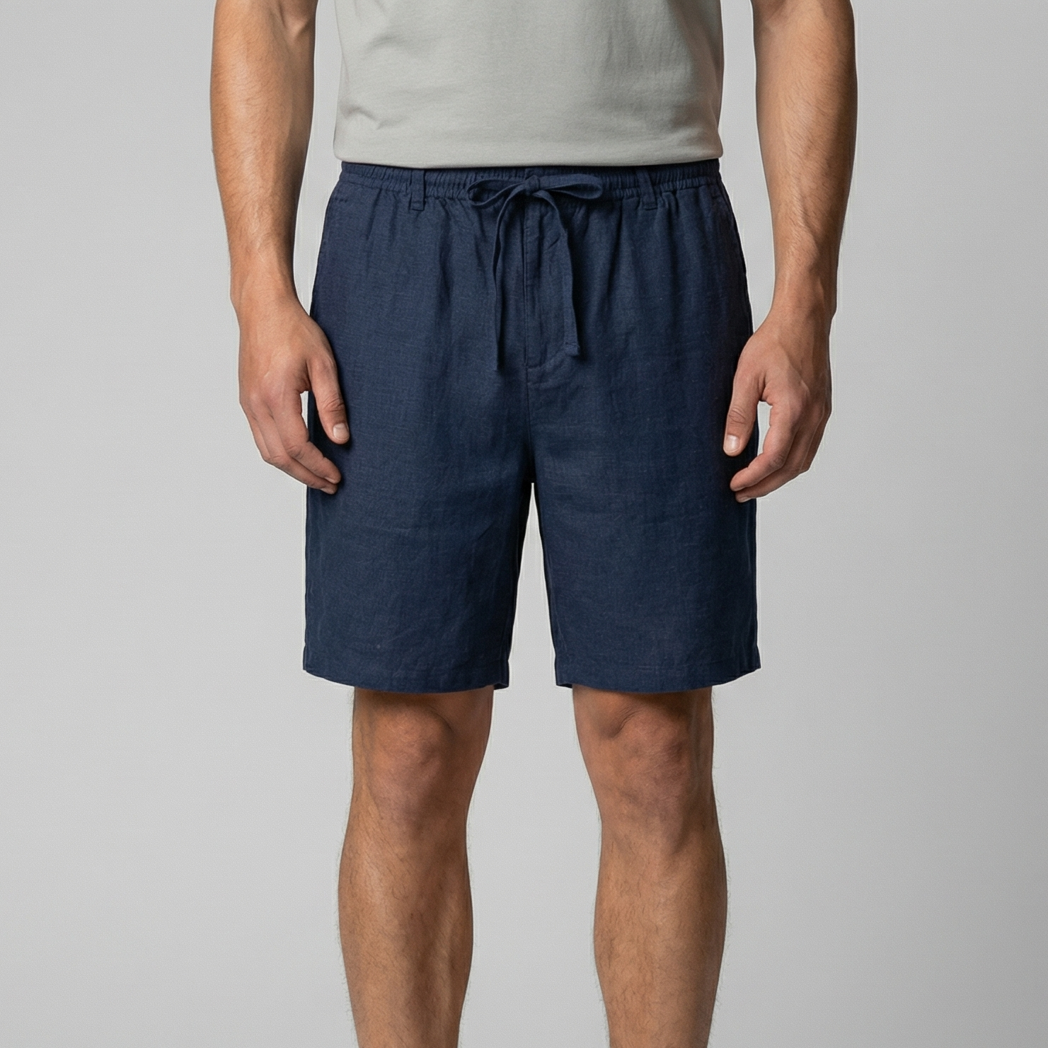 Men's Casual Relaxed Linen Shorts