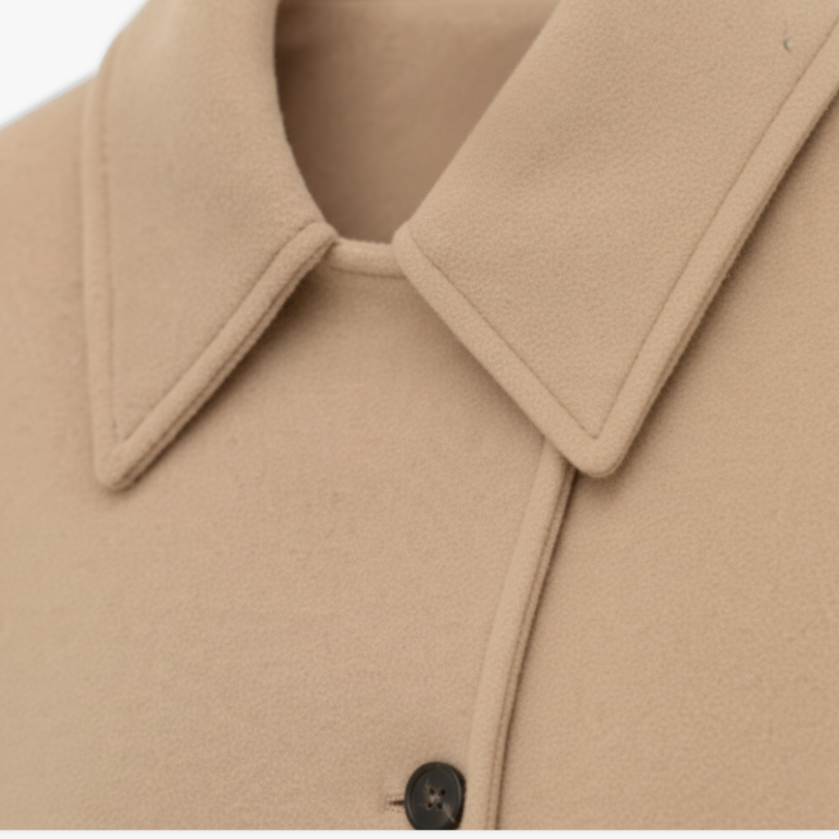 Women Autumn Winter Loose Short Jacket Lapel Casual Top