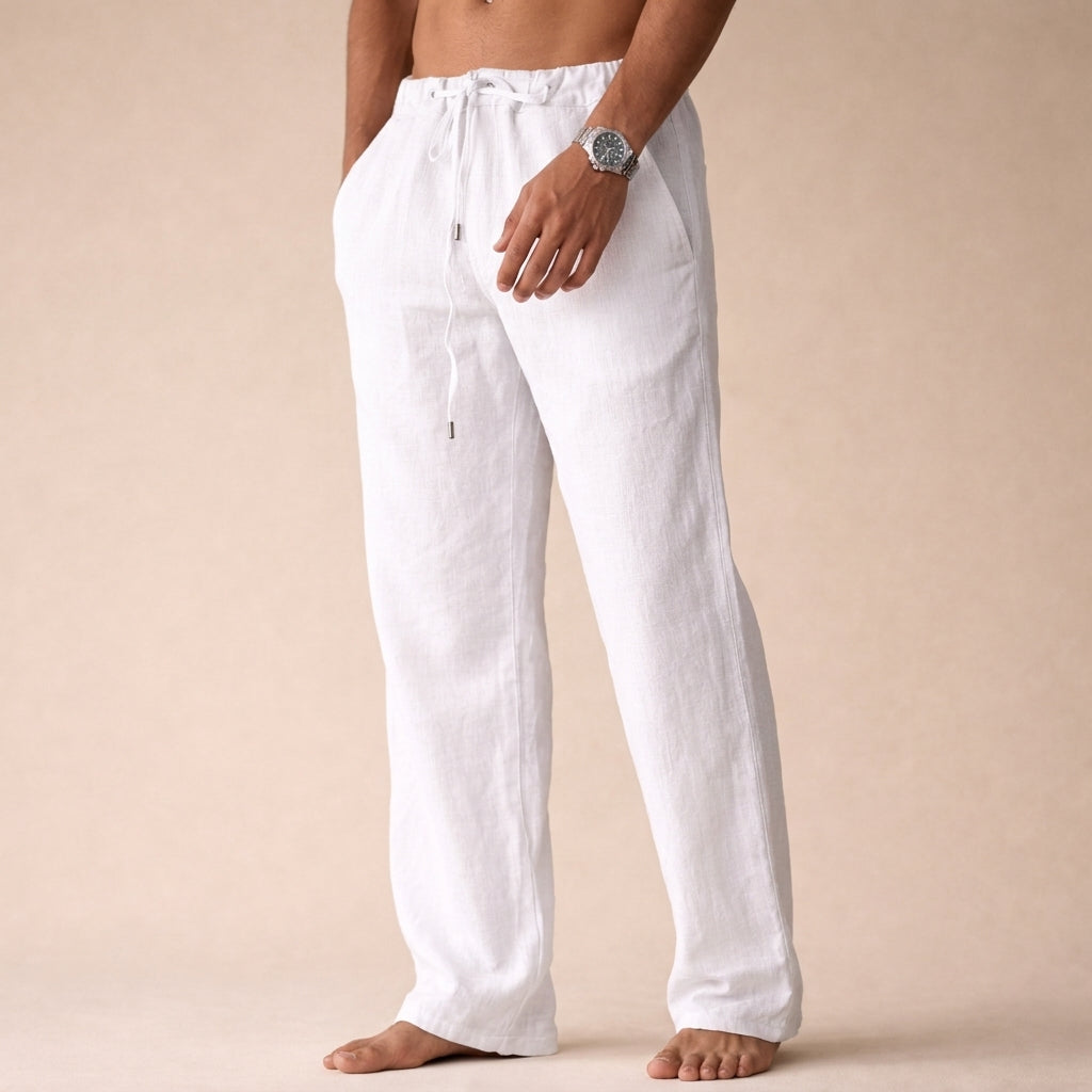Men's Lightweight Linen Trousers
