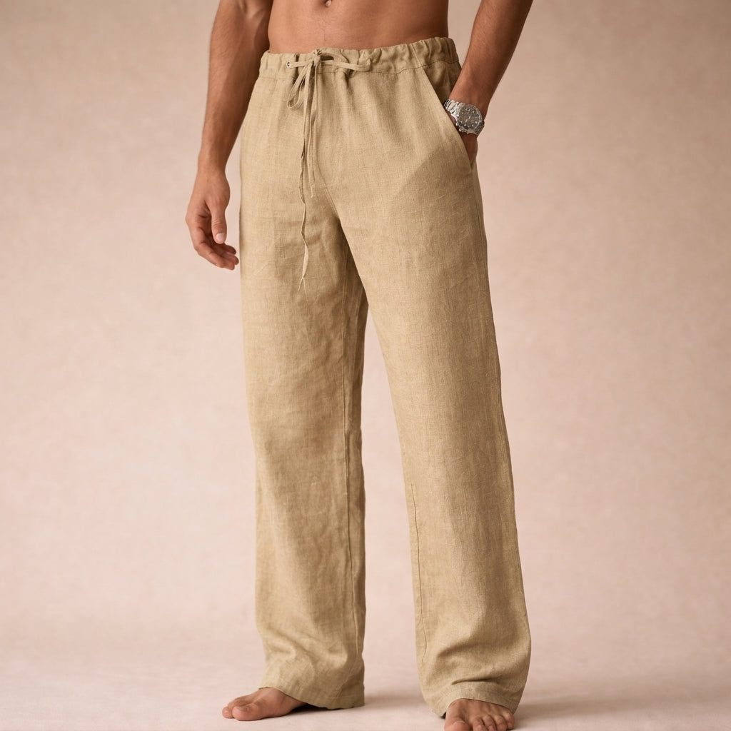 Men's Lightweight Linen Trousers