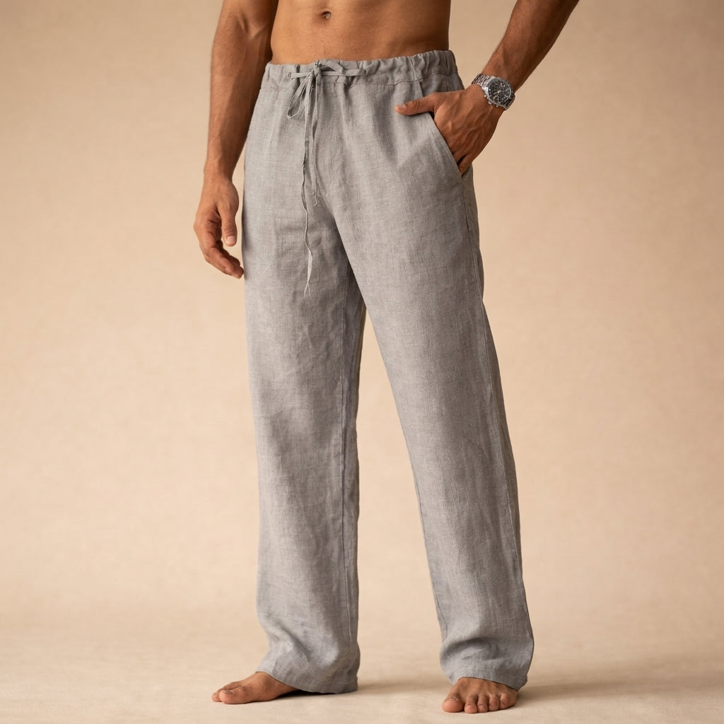 Men's Lightweight Linen Trousers