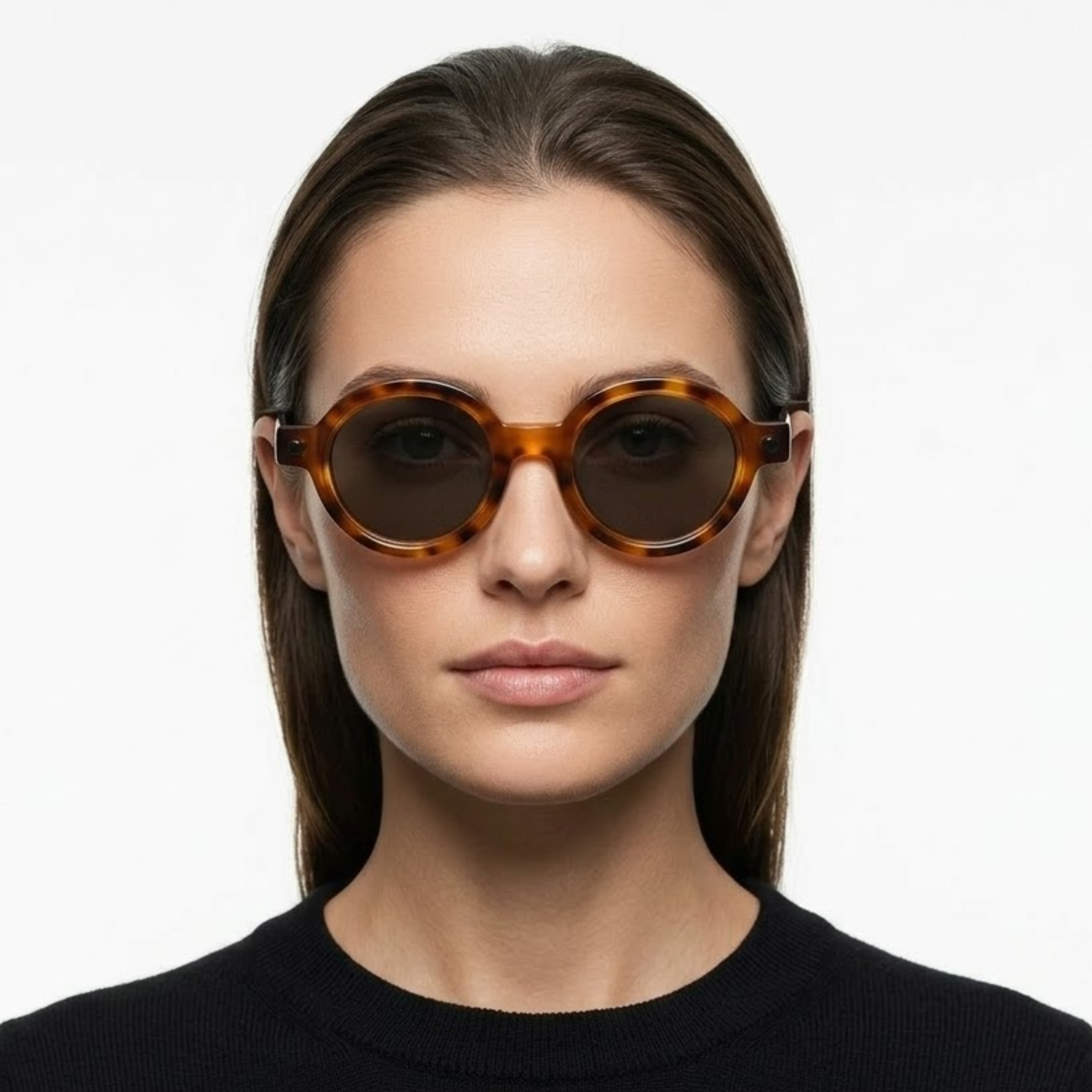 Unisex Retro Oval Sunglasses UV400 Protection Vintage Round Polycarbonate Eyewear