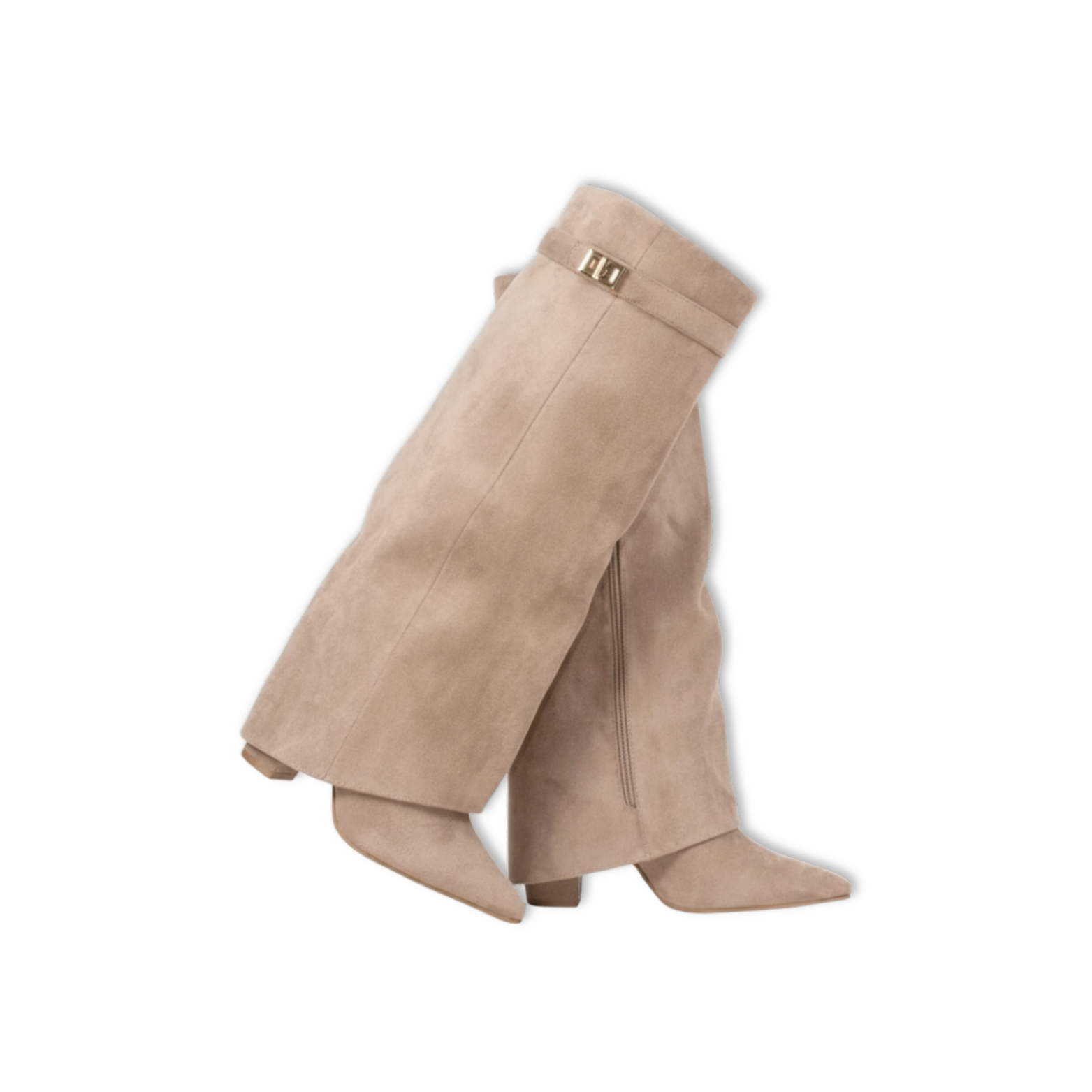 Knee High Women's Boots Pointed Toe Thick High Heel