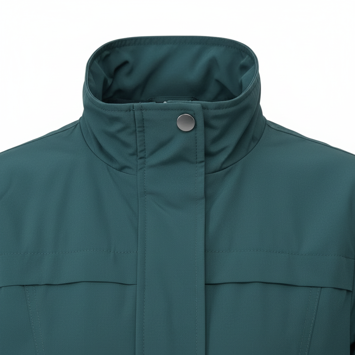 Women's Lightweight Windbreaker Jacket with Adjustable Waist and Front Pockets