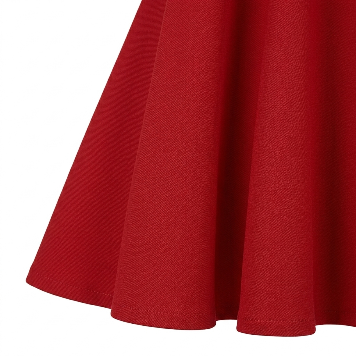 Women's A-Line Midi Dress Three Quarter Sleeve Round Neck Wedding Guest Formal Dress