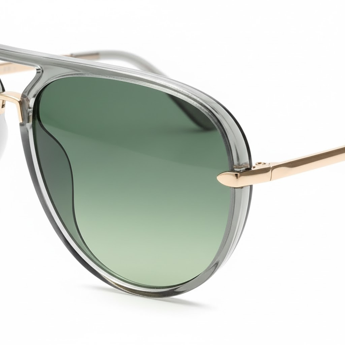 Unisex Pilot Sunglasses UV400 Protection Double Bridge Fashion Aviator Shades