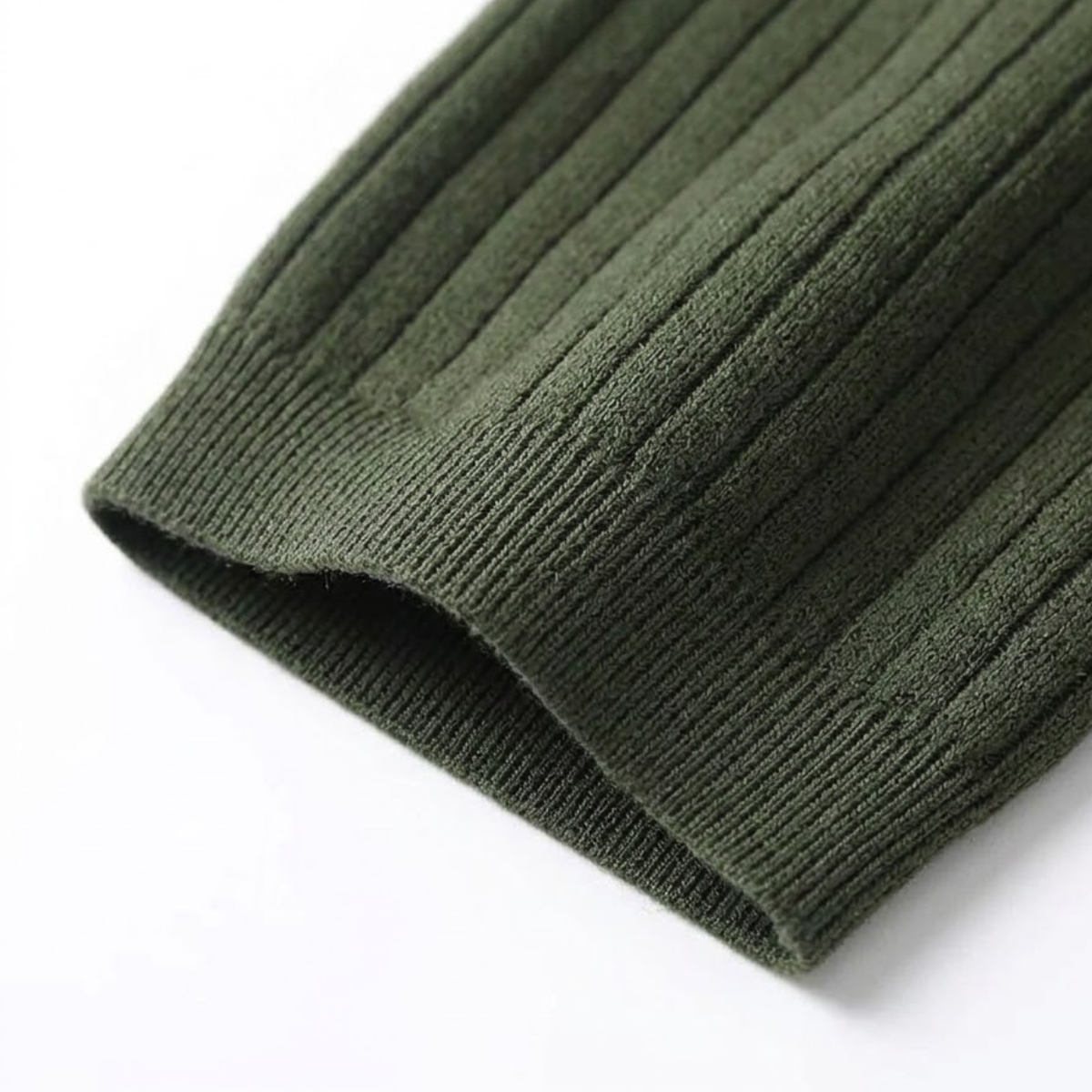 Men's slim fit polo shirt — vertical textured knit — smart casual wear