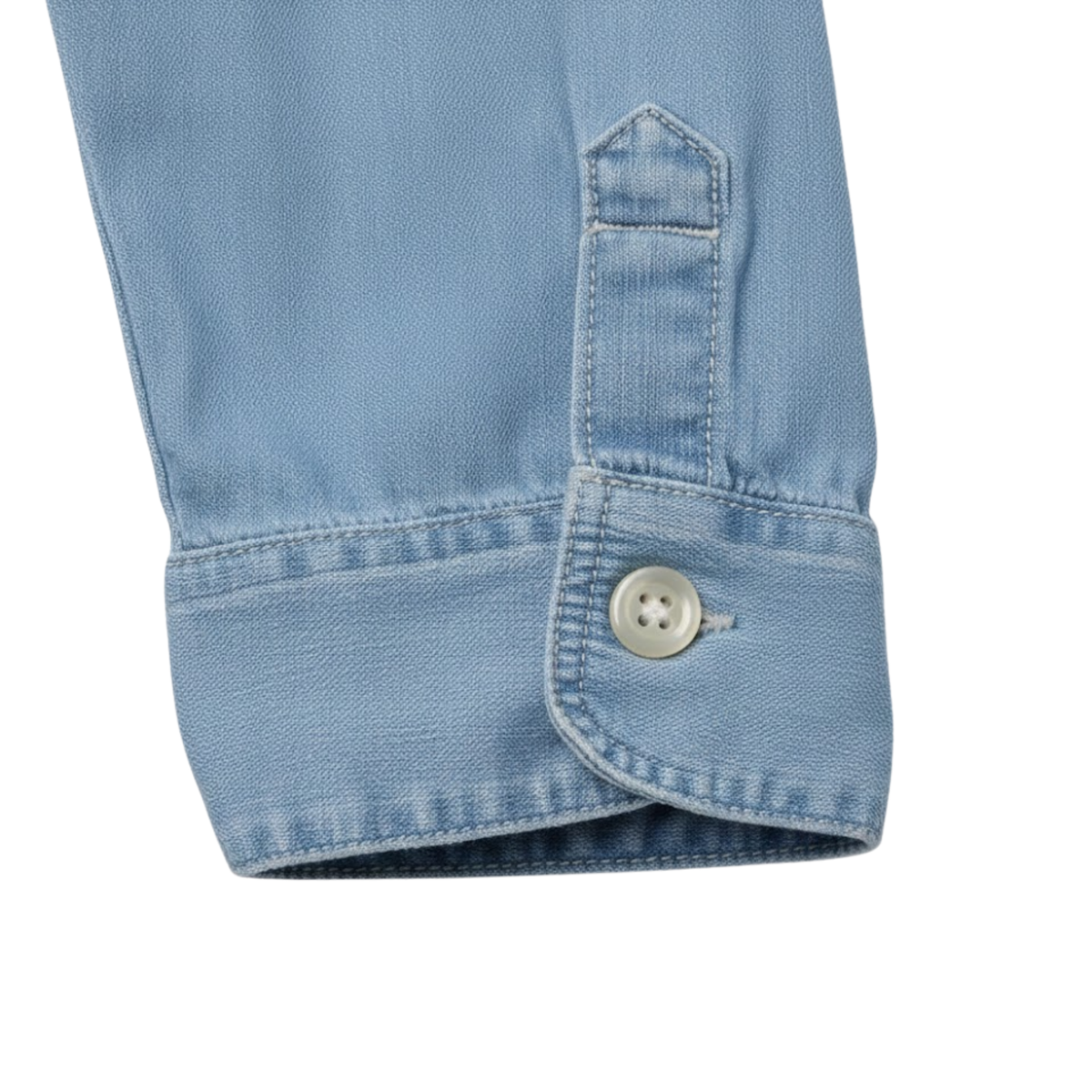 Women's Button Down Denim Shirt Long Sleeve Turn Down Collar Casual Cotton Blouse