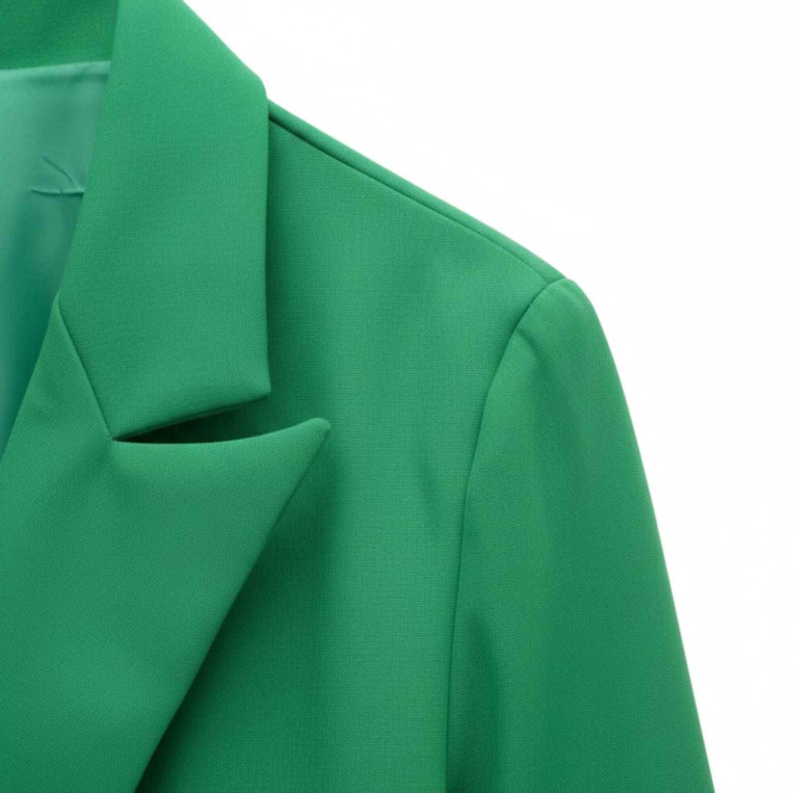 Women's Double Breasted Blazer Notched Lapel Long Sleeve Loose Fit Office Jacket