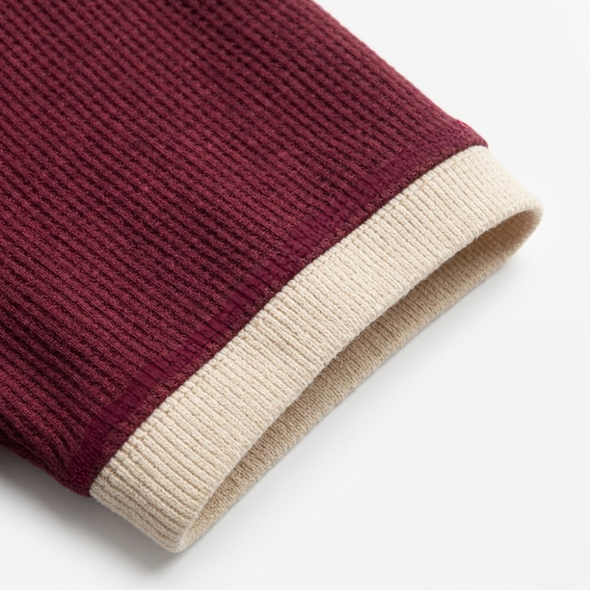Men's textured polo shirt — front zip regular fit — casual daily office