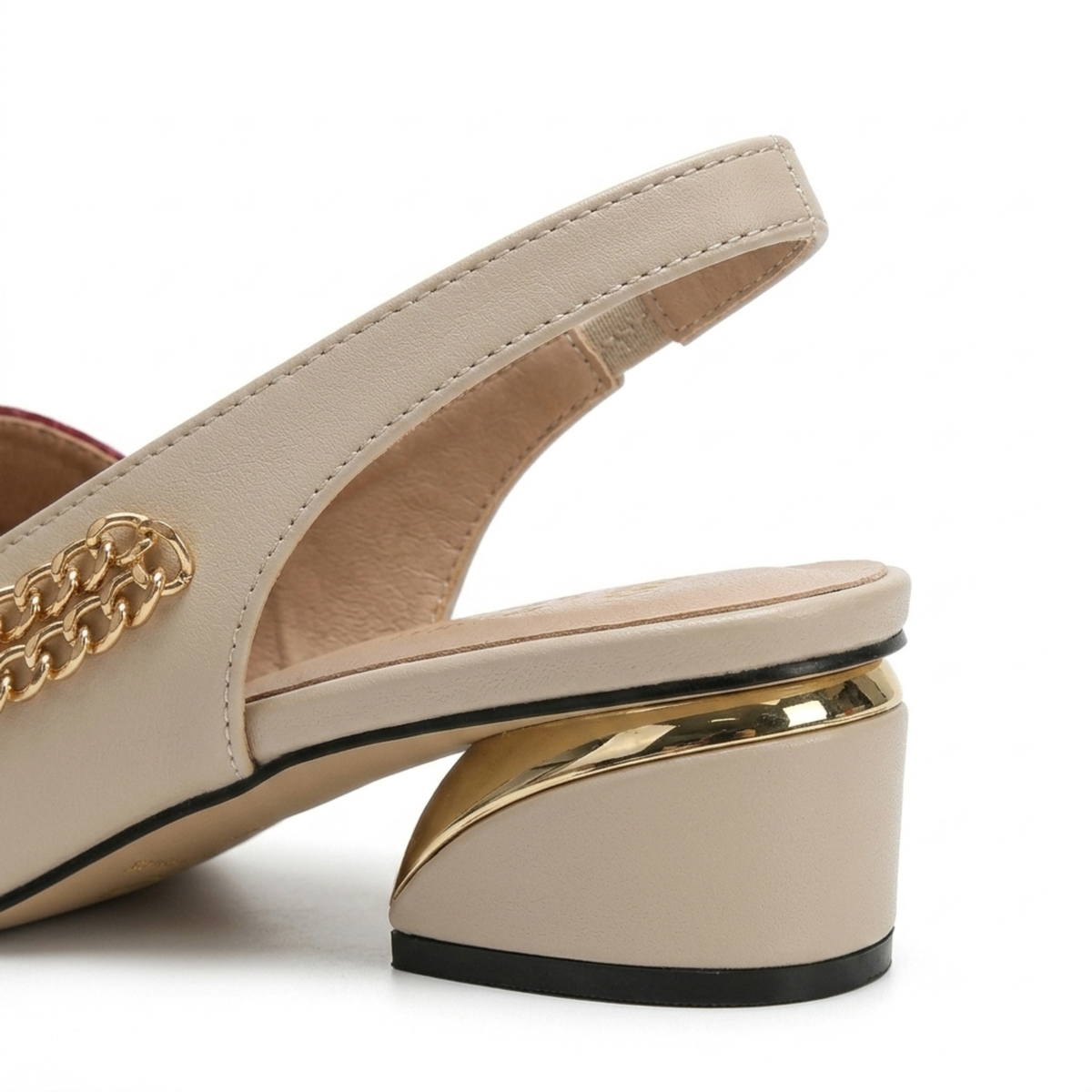 Women's open-toe sandals — slingback with block heel — everyday comfort