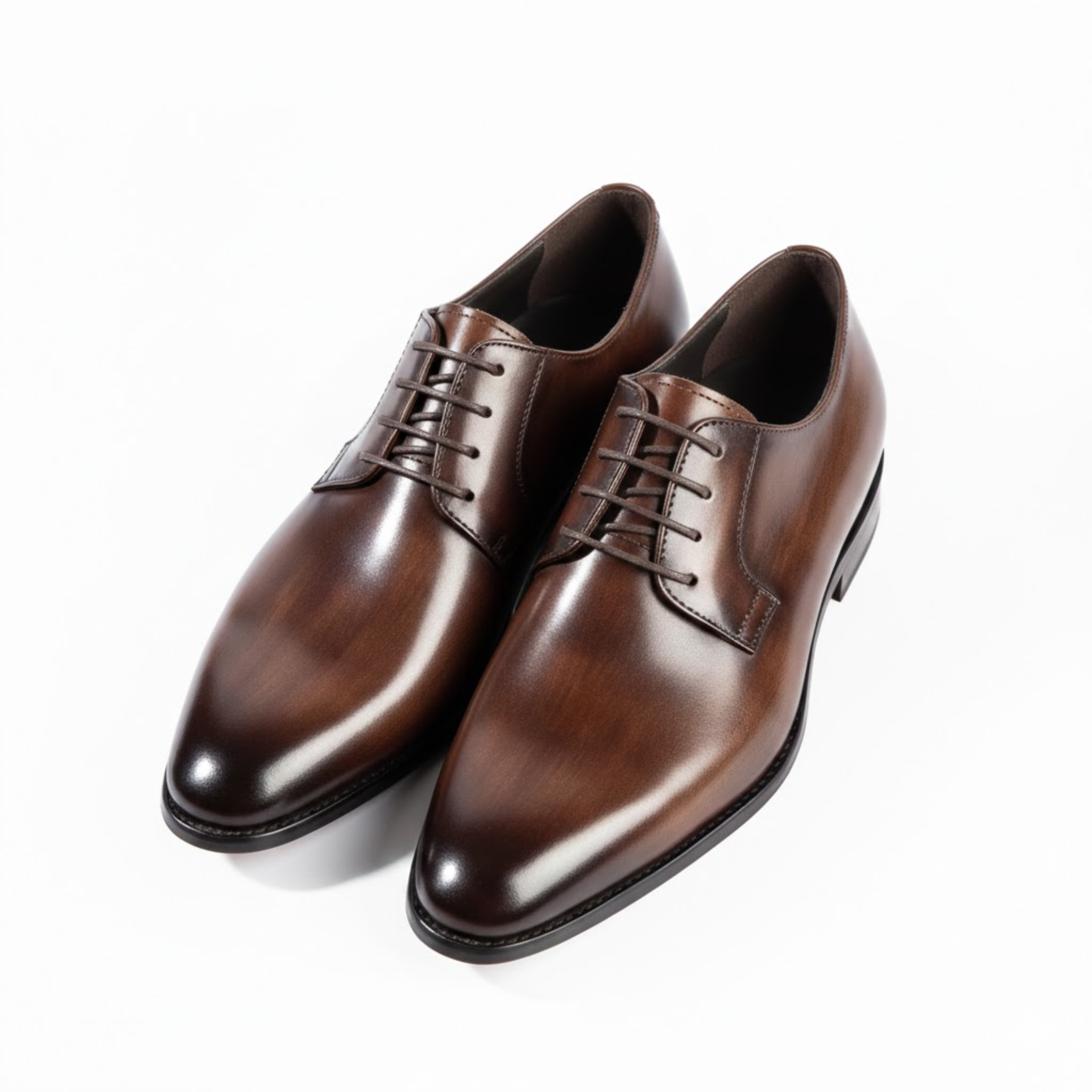 Men's Derby Dress Shoes Pointed Toe Lace Up Formal Wedding Business Office Shoes