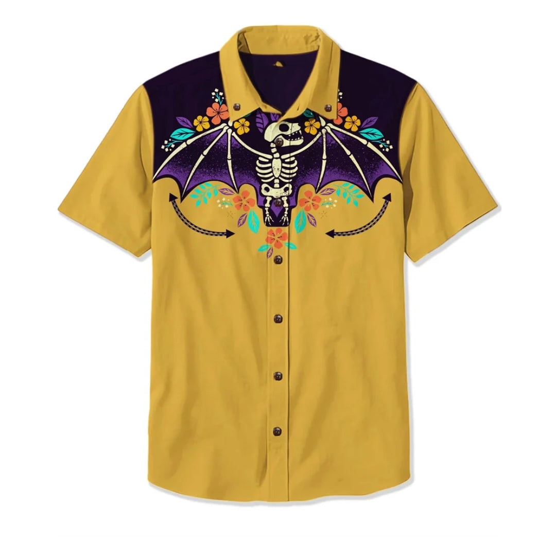 Embroidered Western Button Down Shirt
