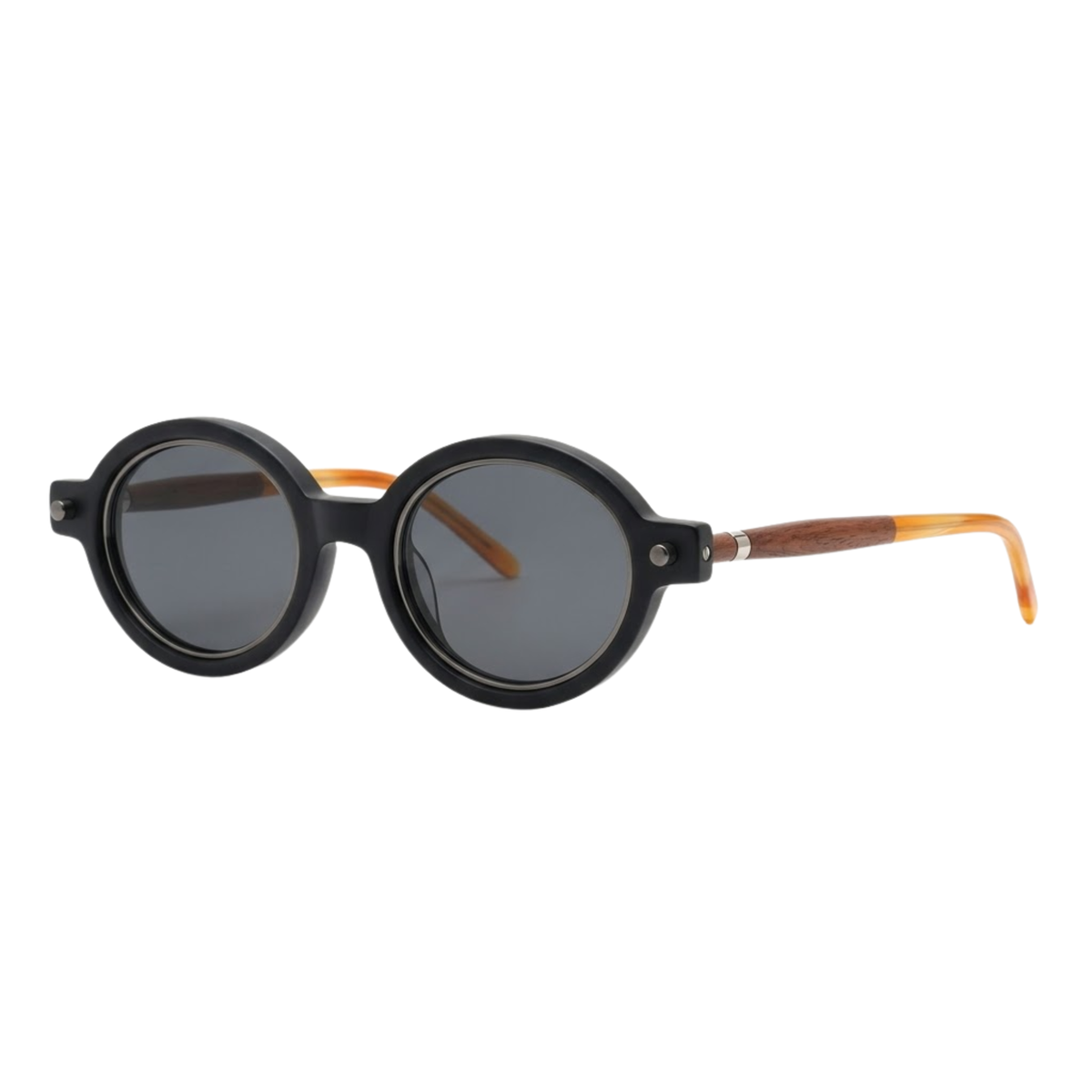 Unisex Retro Oval Sunglasses UV400 Protection Vintage Round Polycarbonate Eyewear