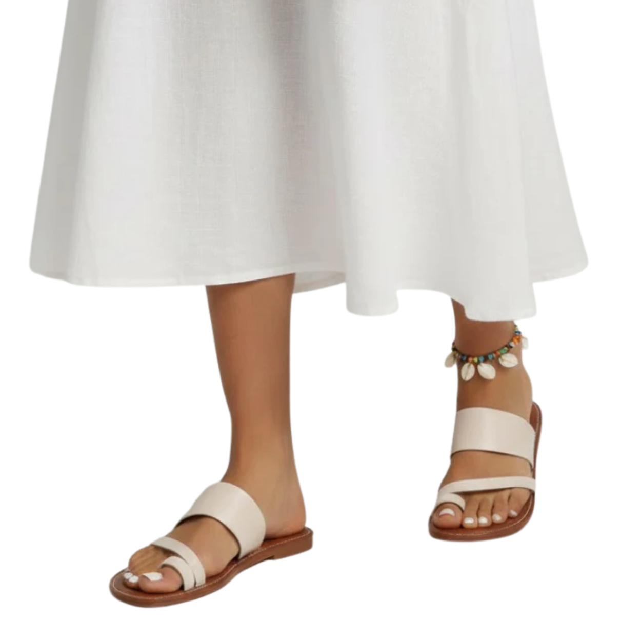 Women's summer slides — buckled open toe sandals — travel beach footwear