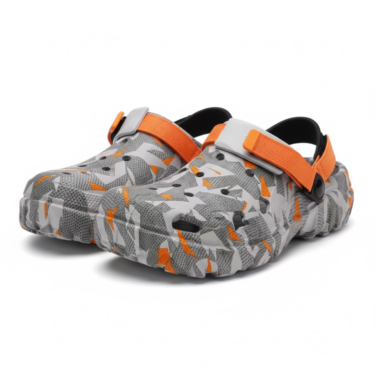 Men's Camouflage EVA Clogs Lightweight Non-Slip Garden Shoes Outdoor Beach Sandals