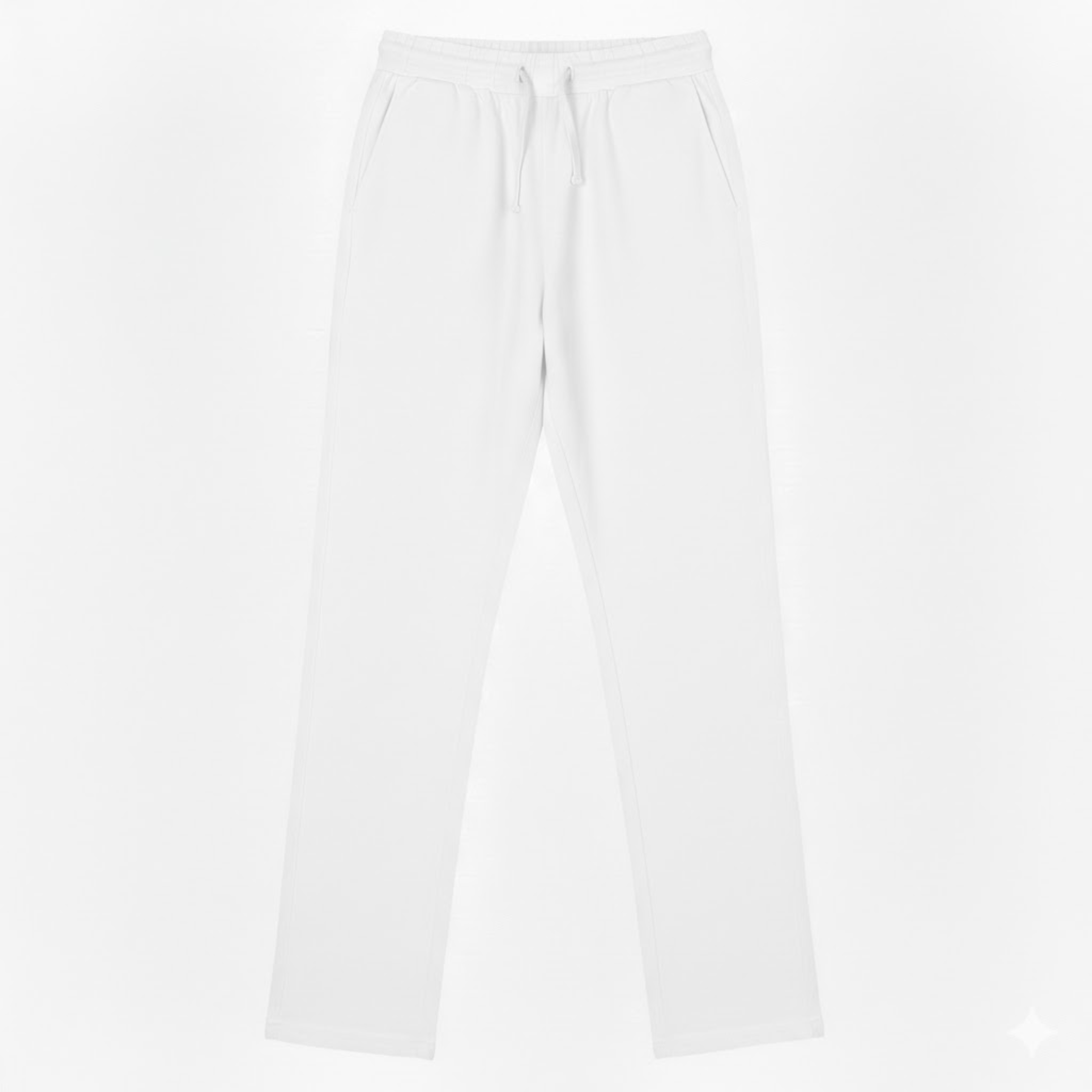 Men's Cotton Linen Straight Leg Pants Breathable Casual Full Length Trousers