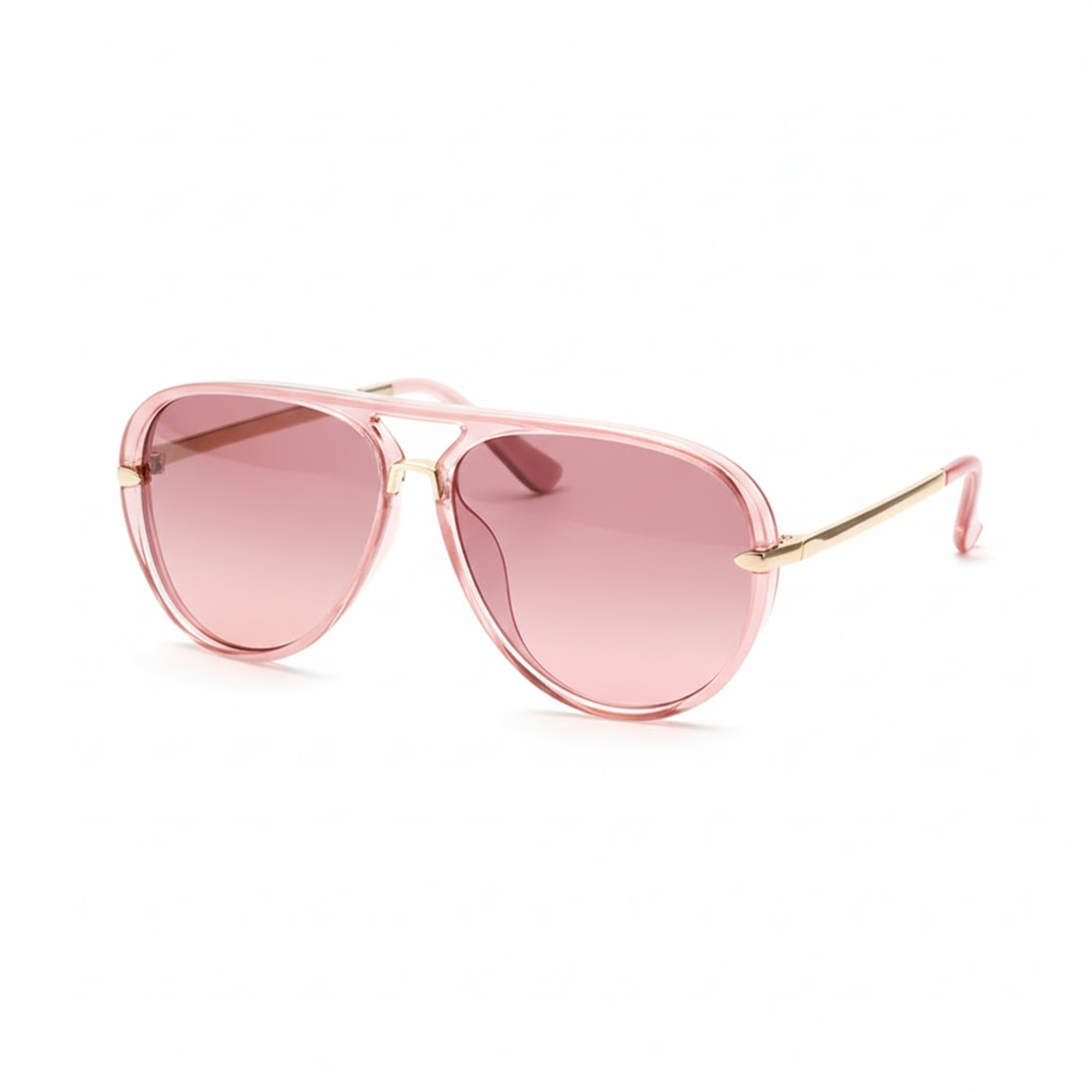 Unisex Pilot Sunglasses UV400 Protection Double Bridge Fashion Aviator Shades