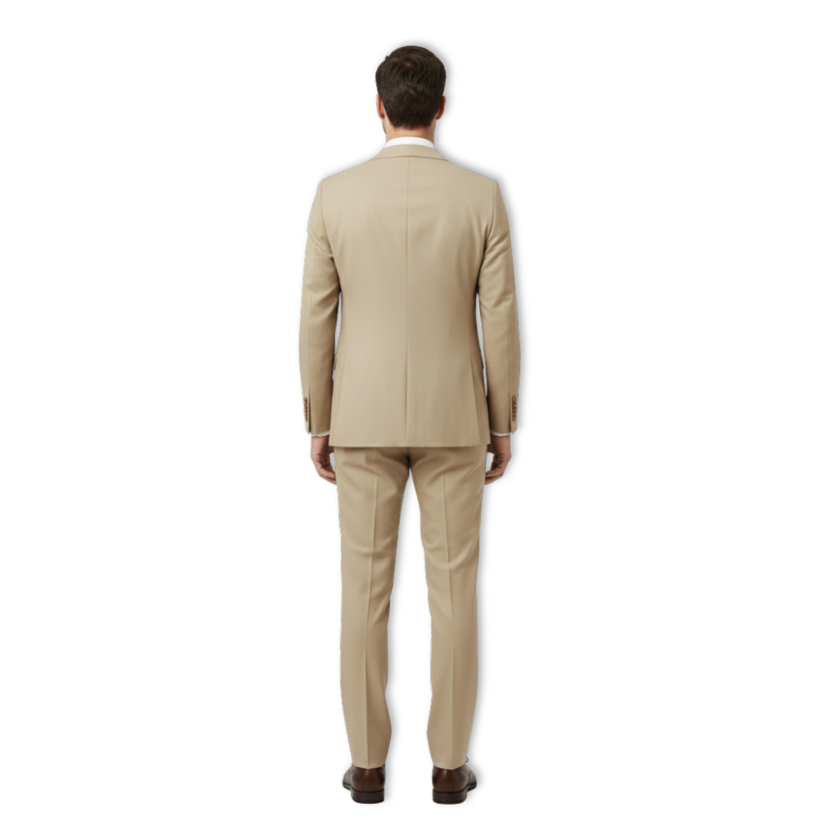 Classic Wedding Tuxedos Solid 3 Pieces Suits Slim Fit Groomsmen