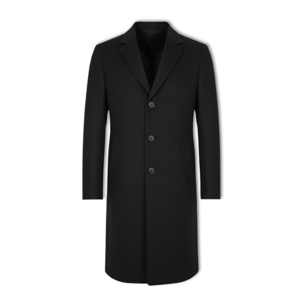 Trench Coats Luxury Male Mid-Long Warm Wool Jackets Casual