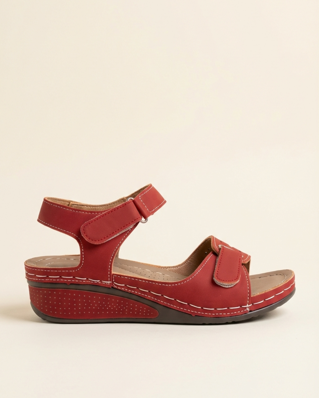 Adjustable Wedge Strap Sandals