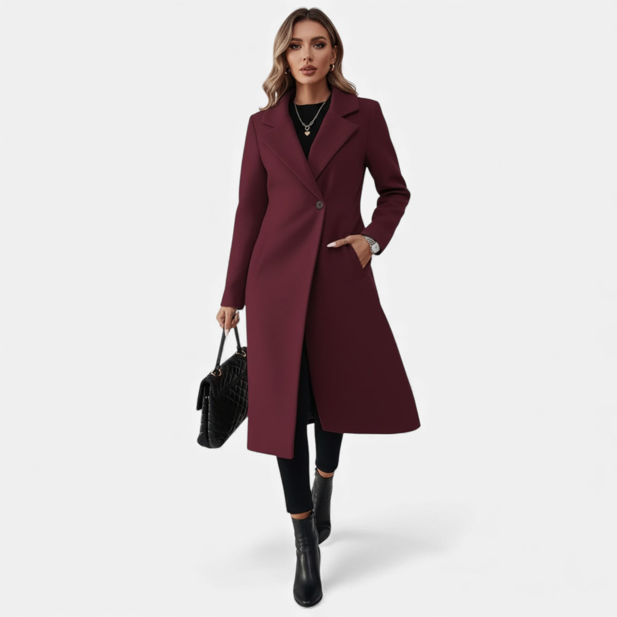Veroux Mode | Women’s Heritage Tweed H-Silhouette Coat