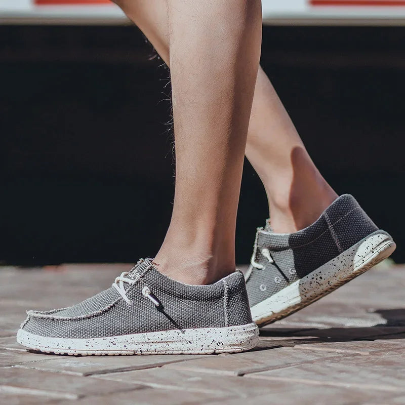 Men's slip-on loafers lightweight fabric