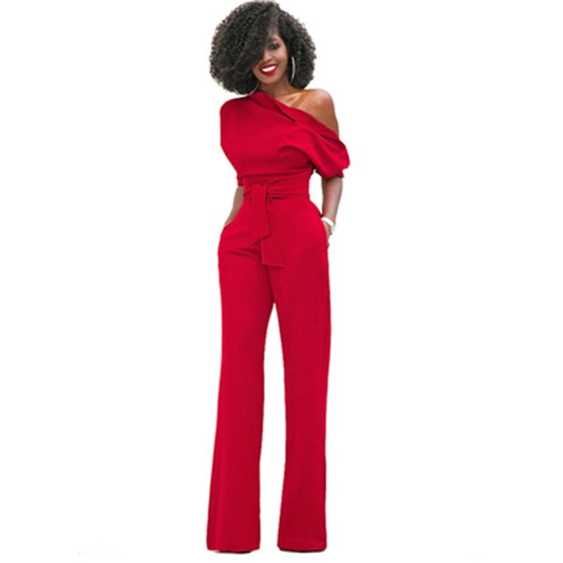 Women's Jumpsuit Off Shoulder Wide Leg