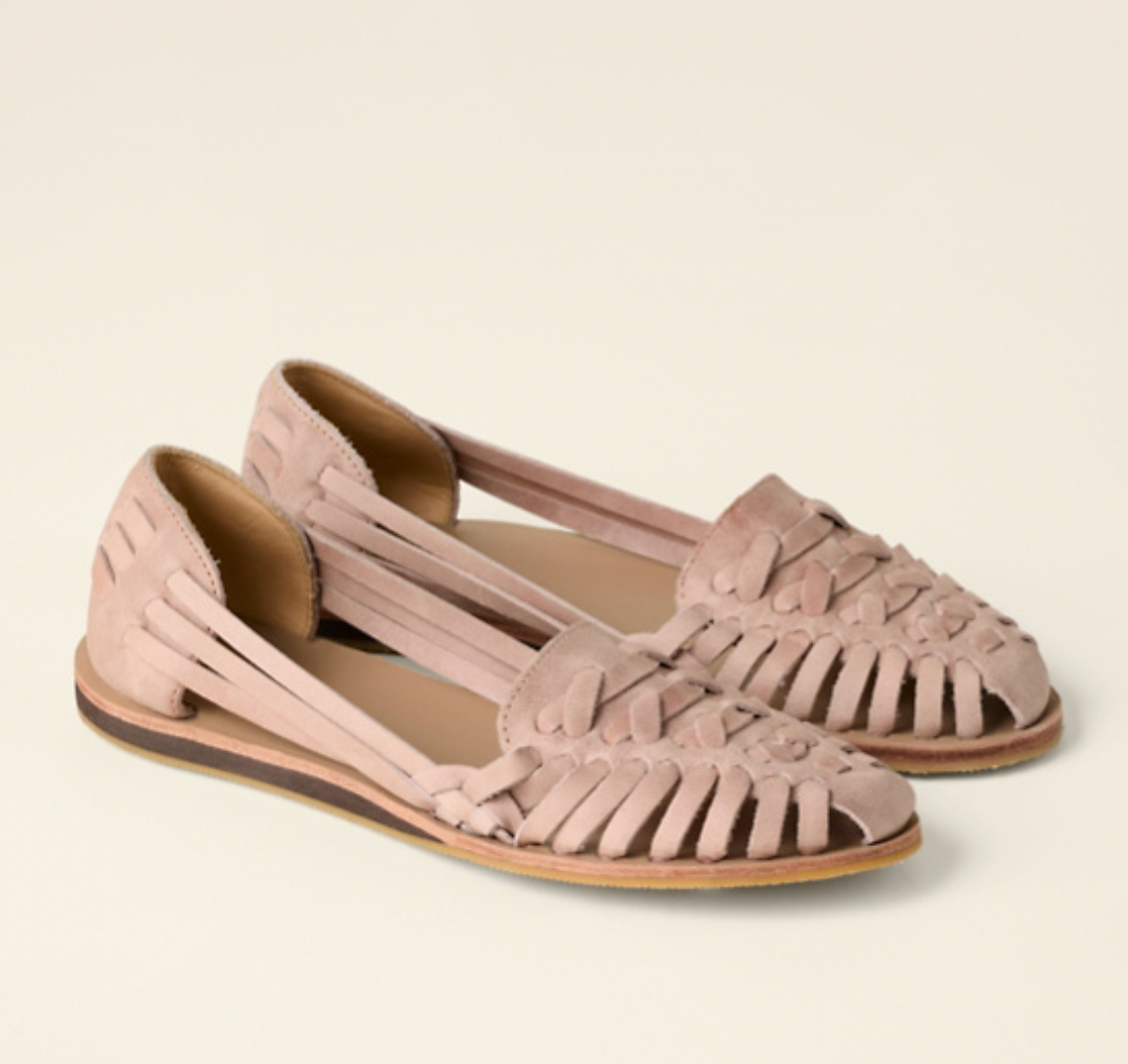 Woven Flat Slip-On Sandals