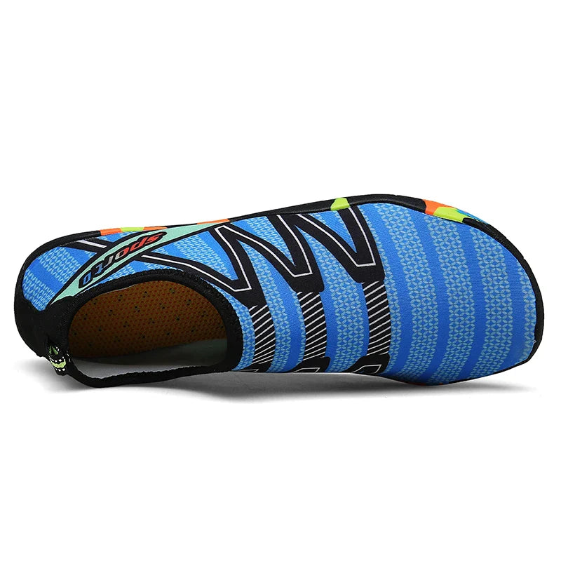Unisex aqua shoes - quick-drying material - outdoor water sports