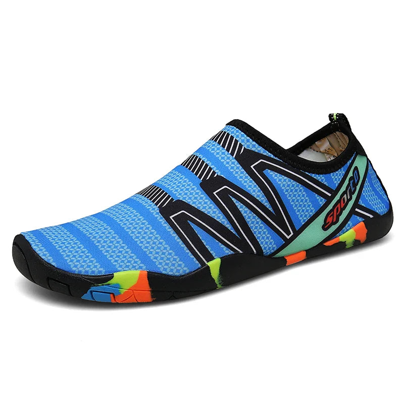 Unisex aqua shoes - quick-drying material - outdoor water sports