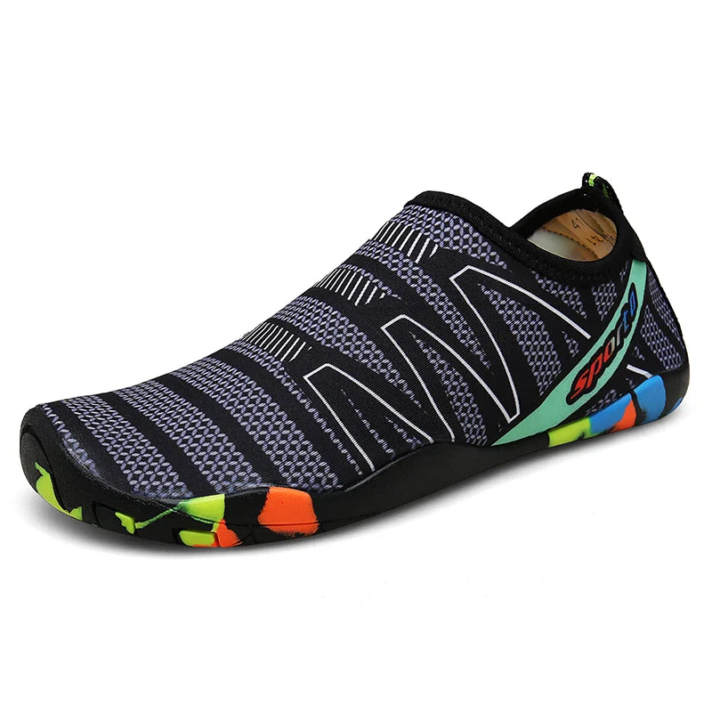 Unisex aqua shoes - quick-drying material - outdoor water sports