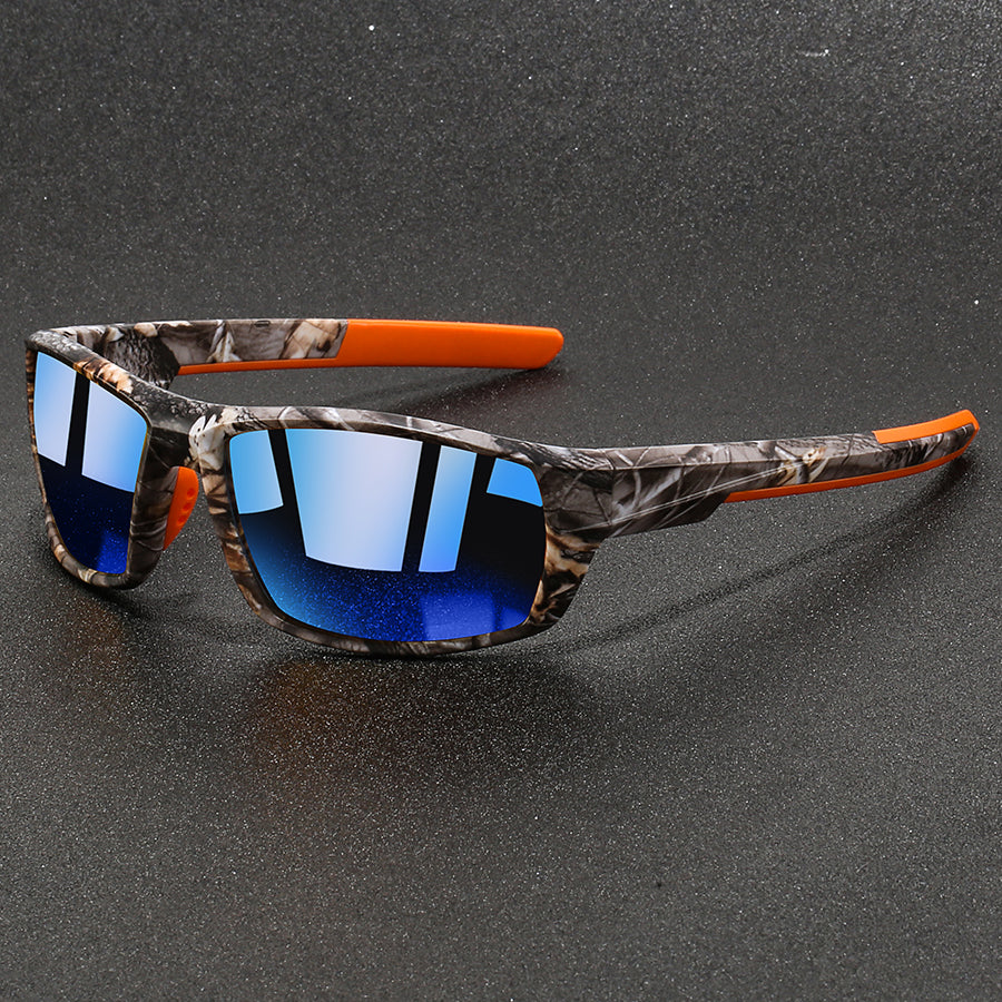 Polarized sunglasses - camo frame with silicone nose pads | outdoor sports