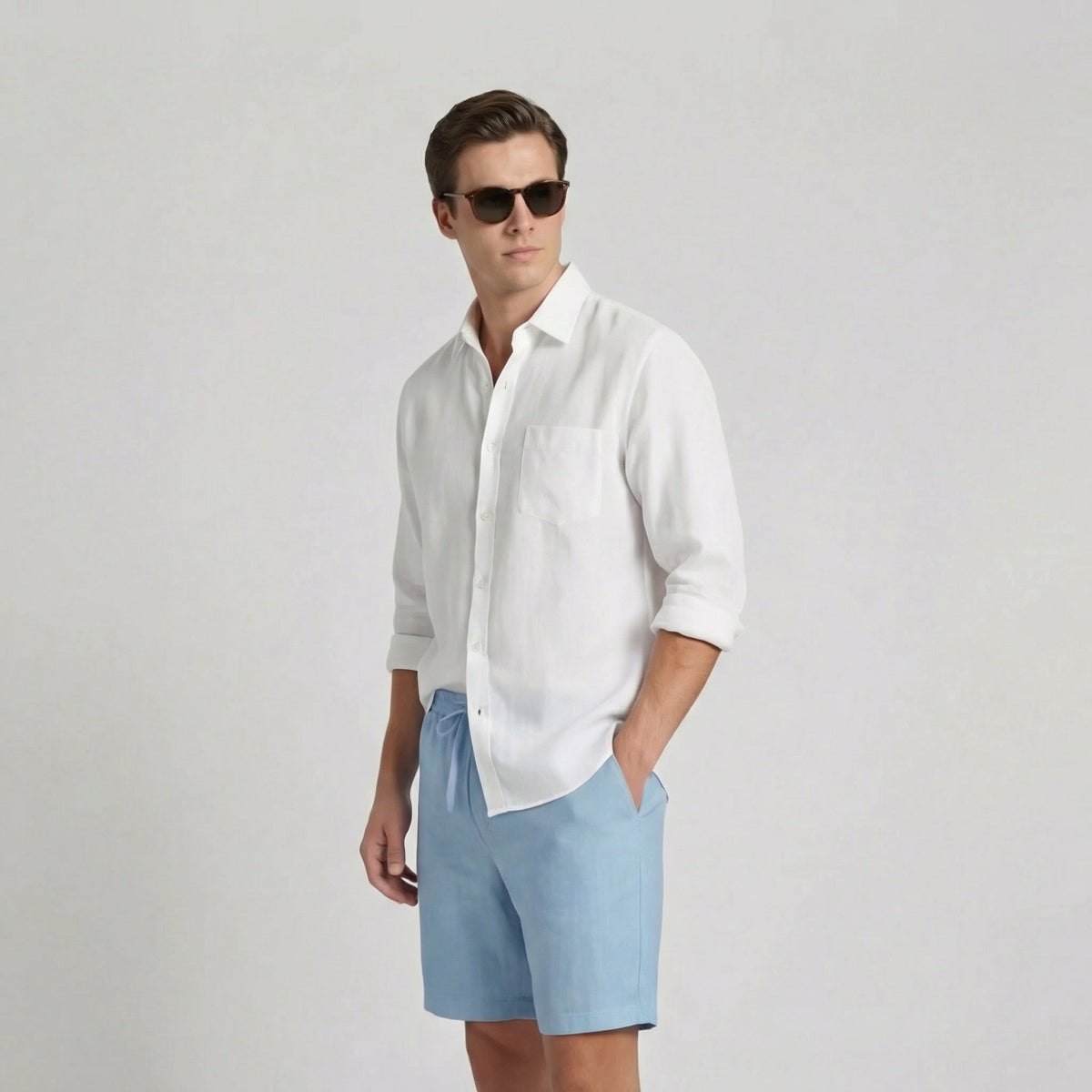 Men's linen shorts | breathable summer casuals