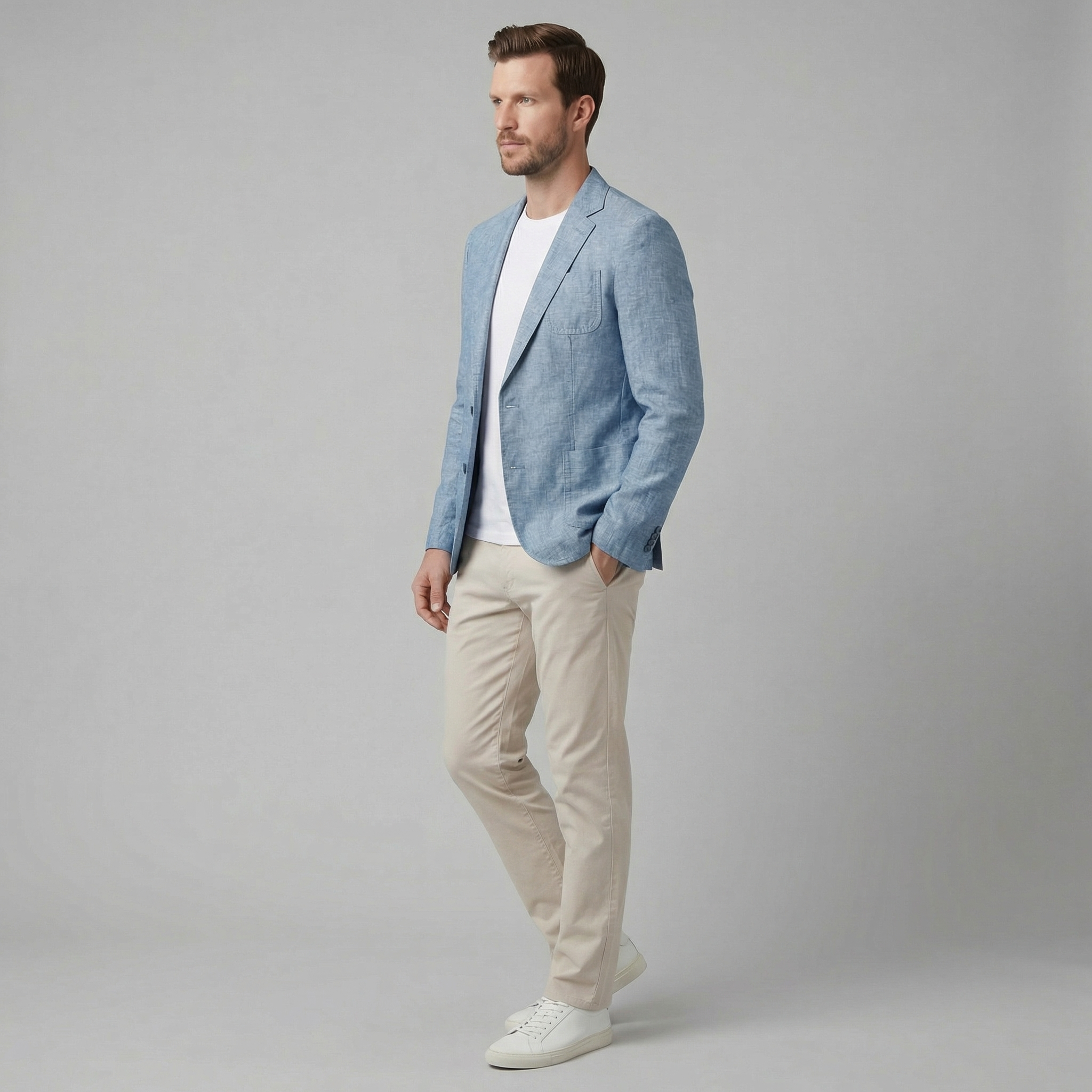 Men's linen blazer | lightweight summer jacket