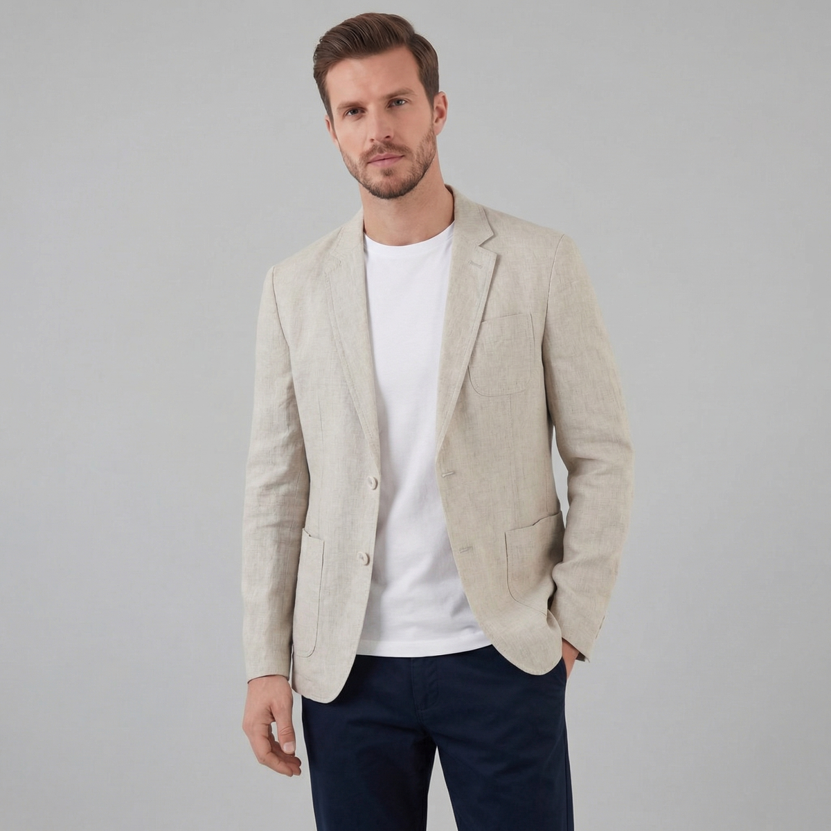 Men's linen blazer | lightweight summer jacket