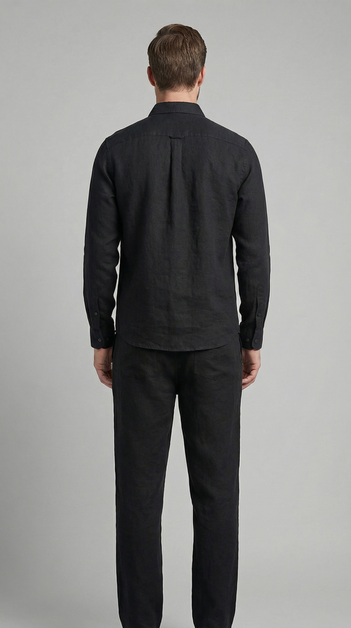 Men's linen co-ord set | slim fit two-piece ensemble