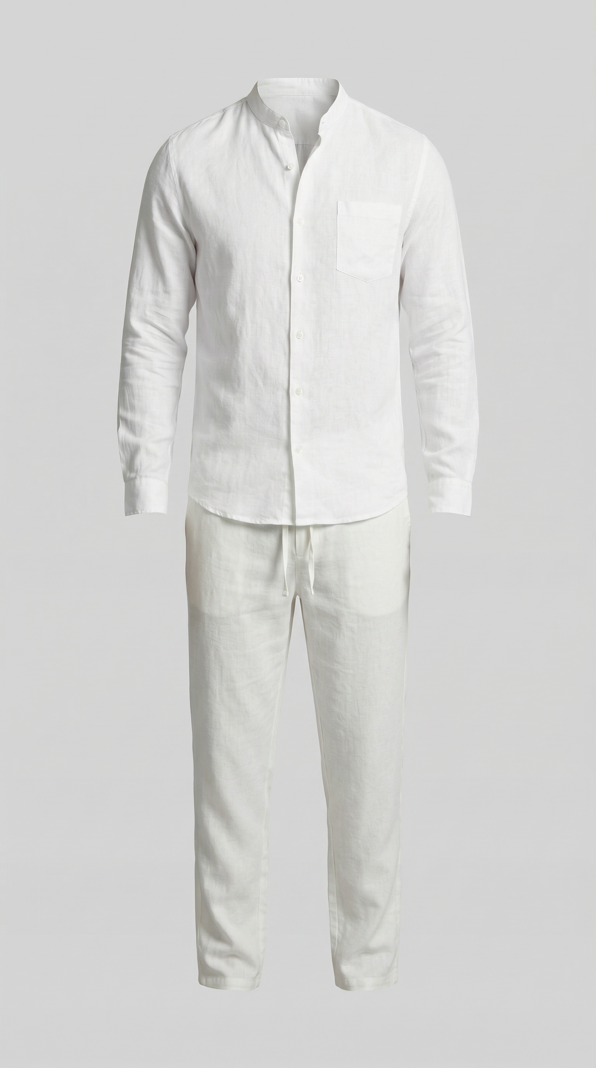 Men's linen co-ord set | slim fit two-piece ensemble