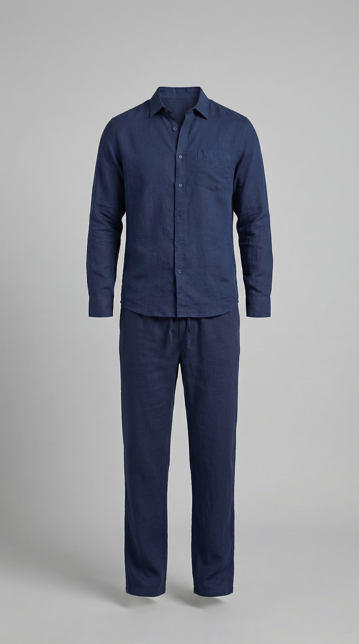 Men's linen co-ord set | slim fit two-piece ensemble