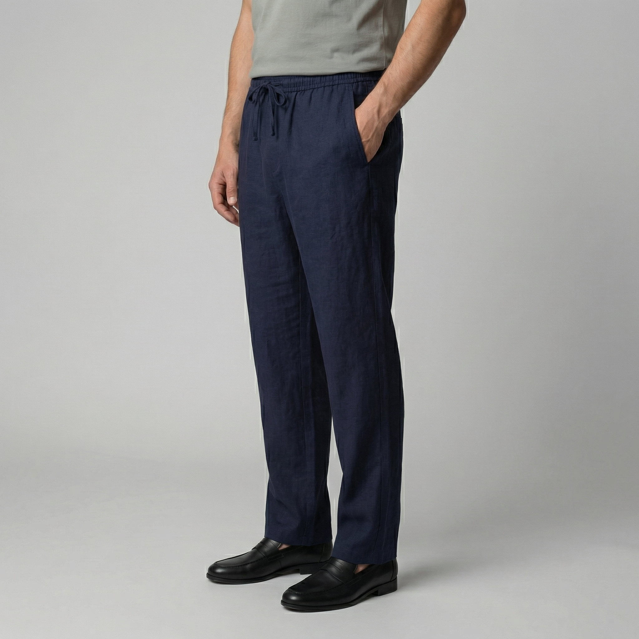 Men's linen trousers | slim fit for casual wear