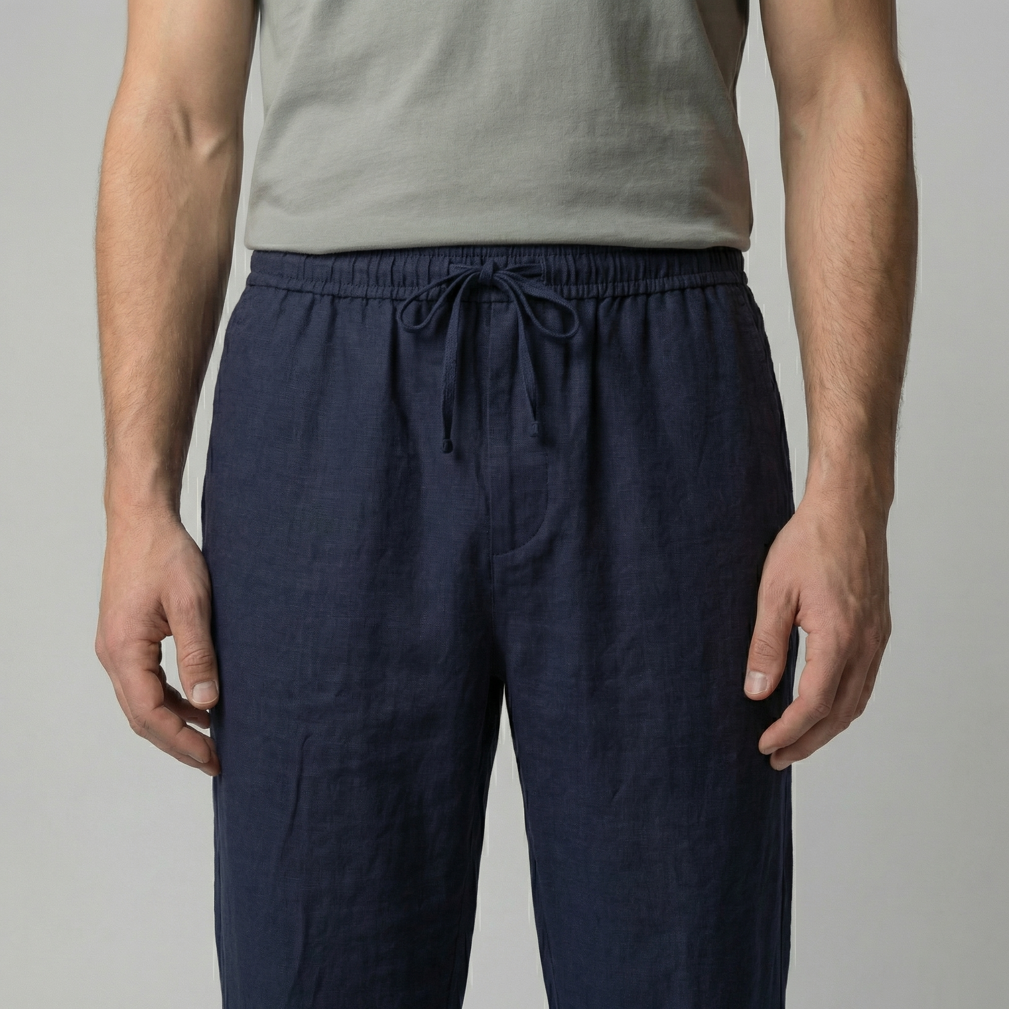 Men's linen trousers | slim fit for casual wear