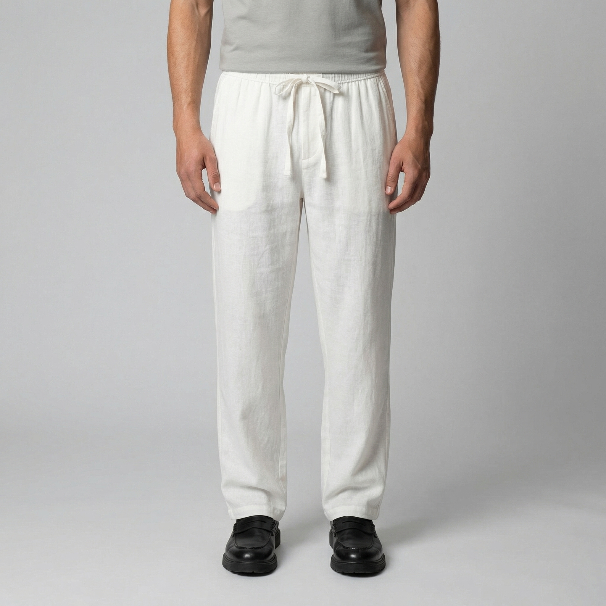 Men's linen trousers | slim fit for casual wear