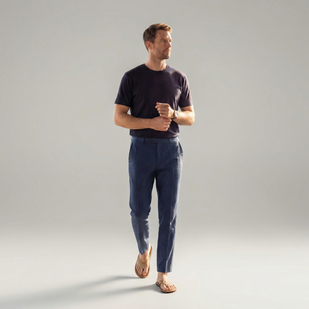 Men's linen trousers | summer casual pants
