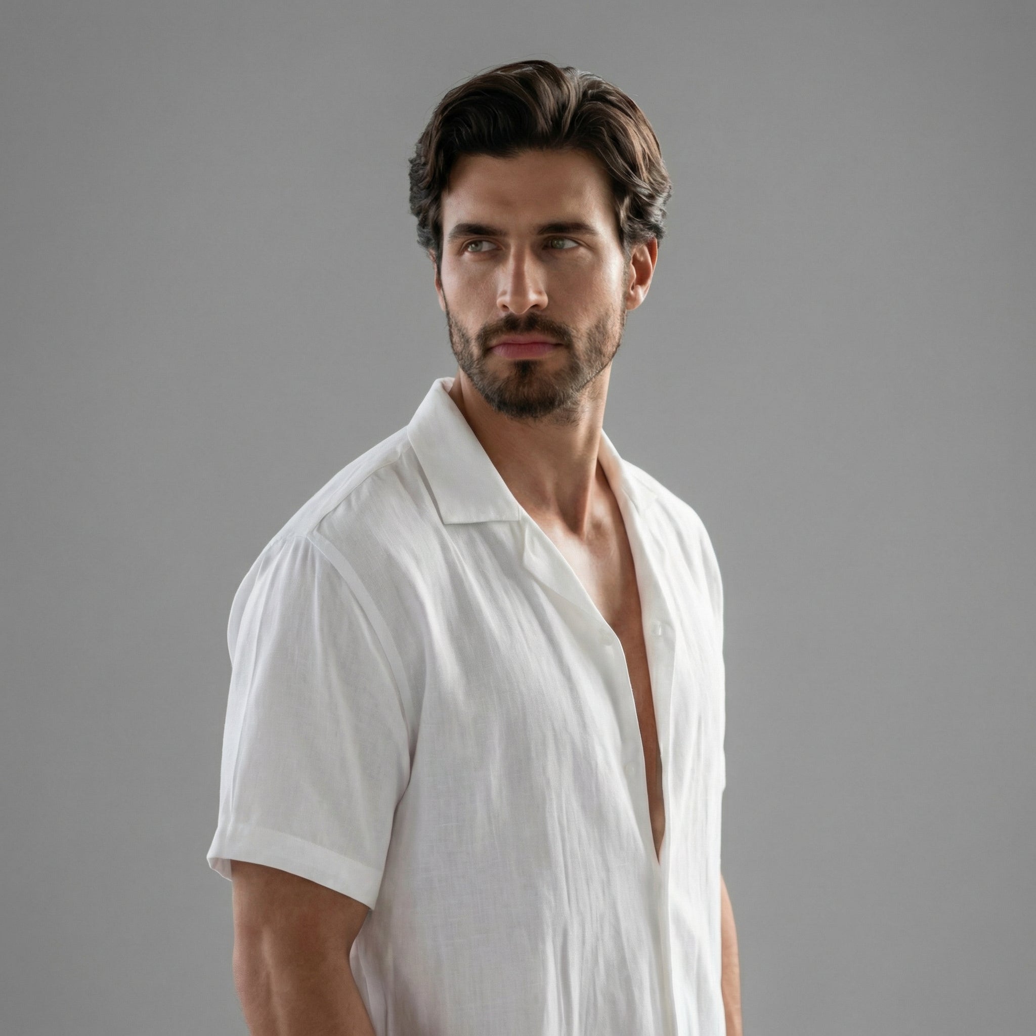 Linen two-piece set | men's summer outfit