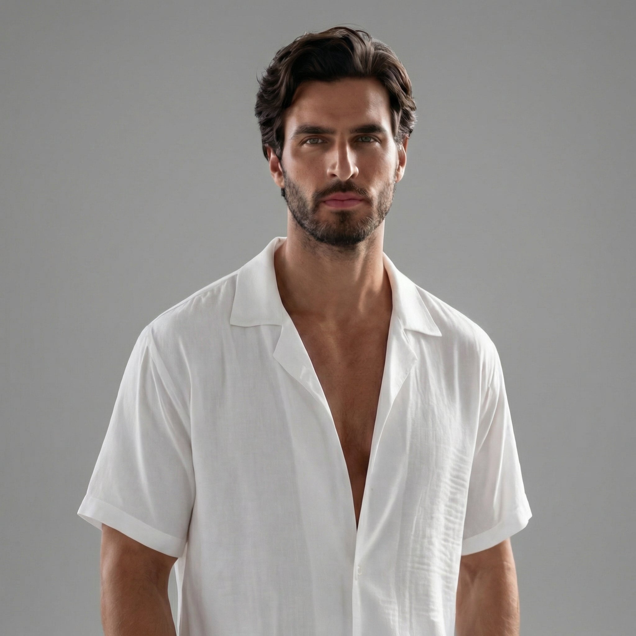 Linen two-piece set | men's summer outfit