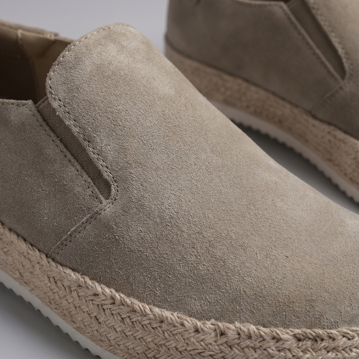 Men's suede slip-on loafers | refined beach footwear