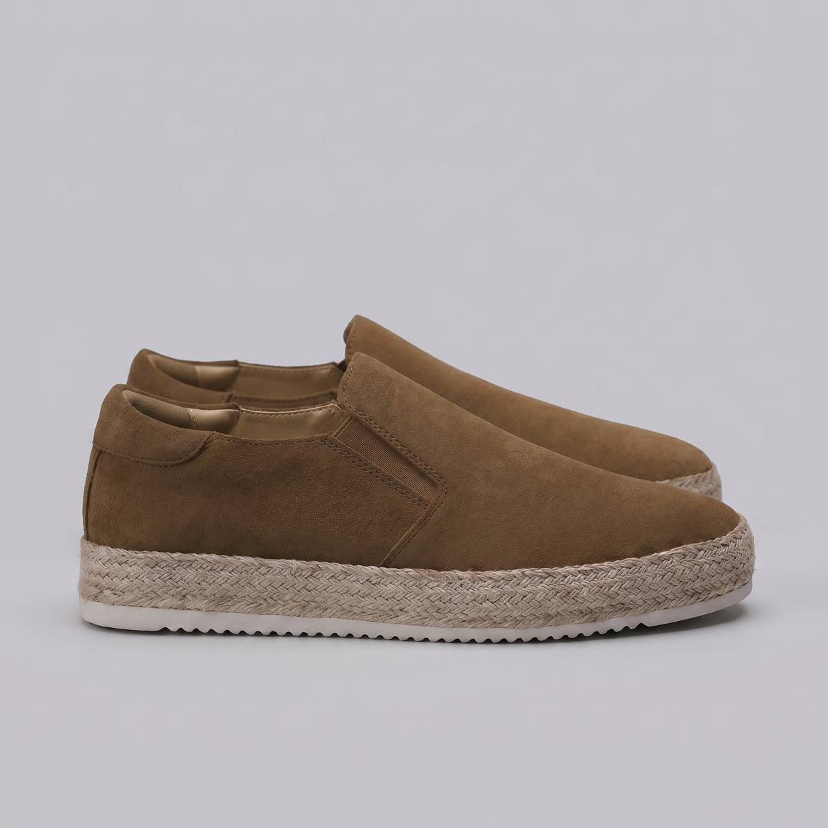 Men's suede slip-on loafers | refined beach footwear