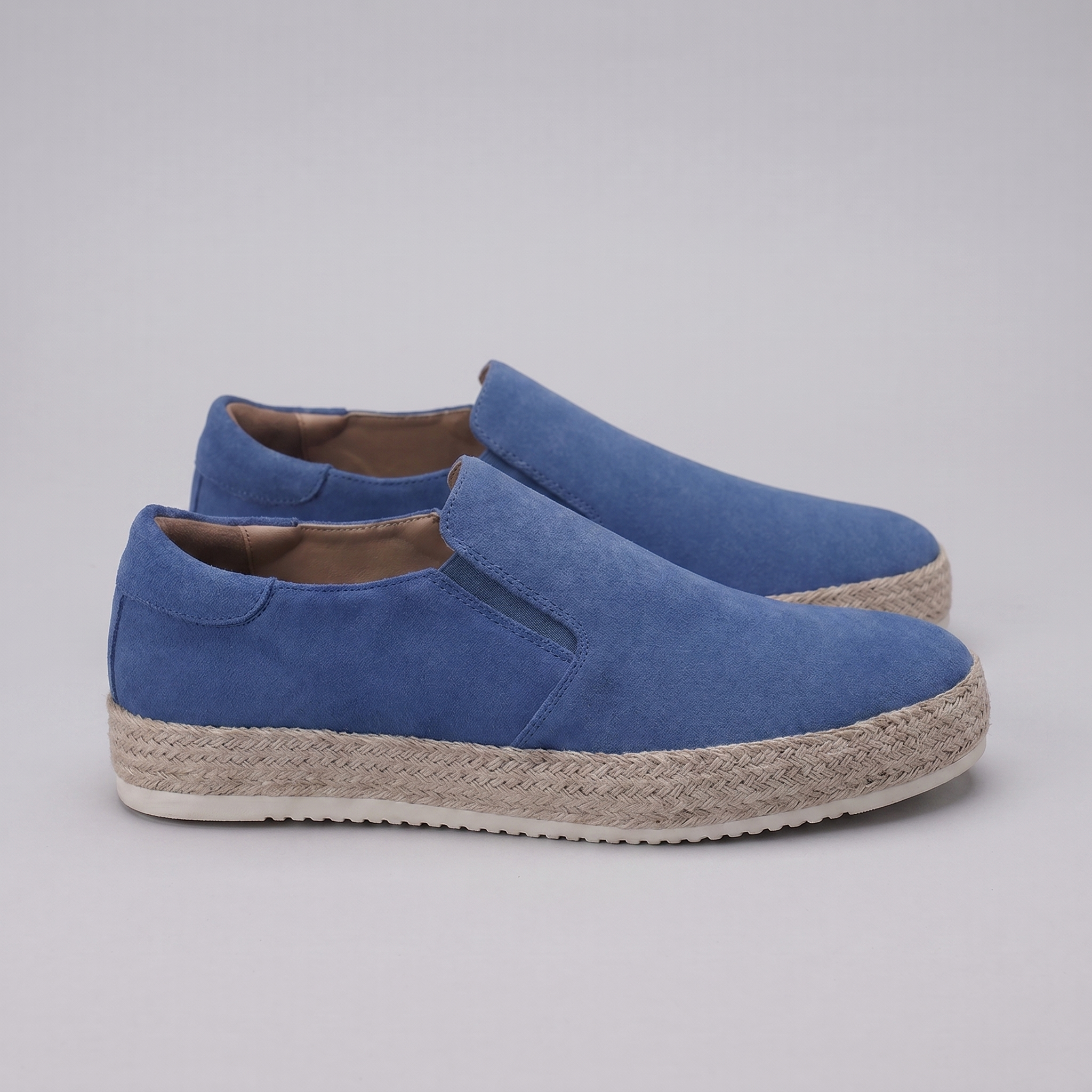 Men's suede slip-on loafers | refined beach footwear