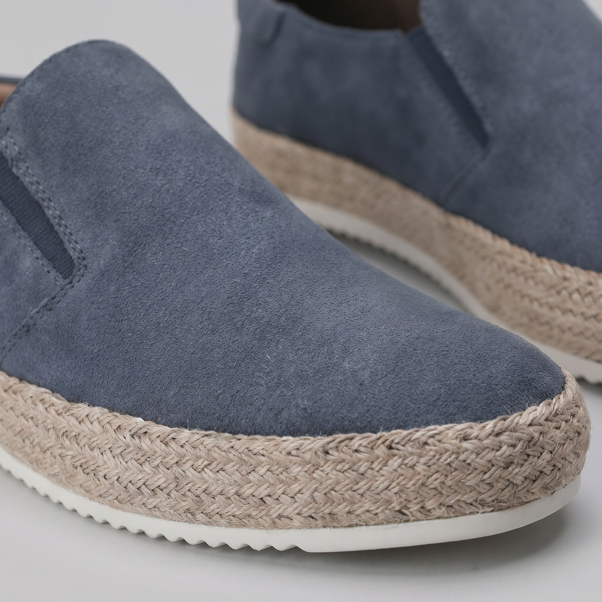 Men's suede slip-on loafers | refined beach footwear