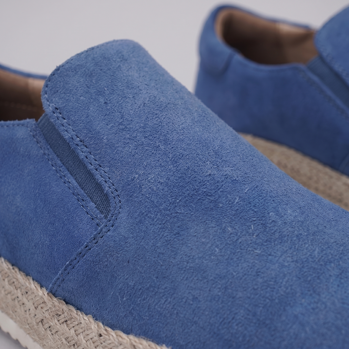 Men's suede slip-on loafers | refined beach footwear